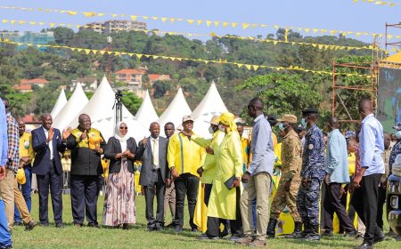 President Museveni Rallies Nakawa Voters at MUBS, Calls for Local Leadership, Youth Jobs and Protection of NRM Gains