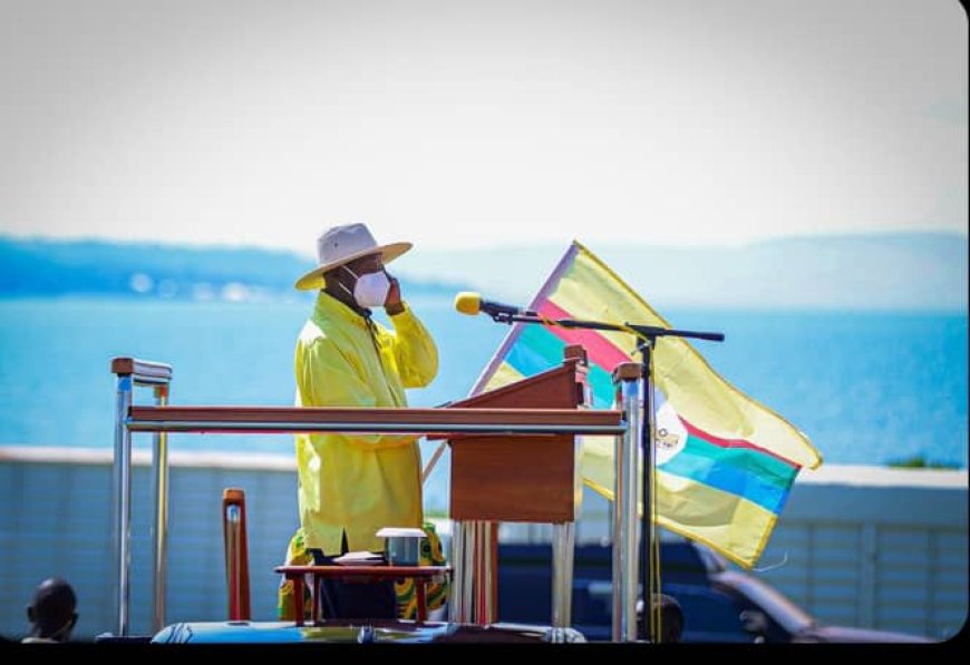 President Museveni Pledges Power, Compensation, and Social Services at Buvuma Rally
