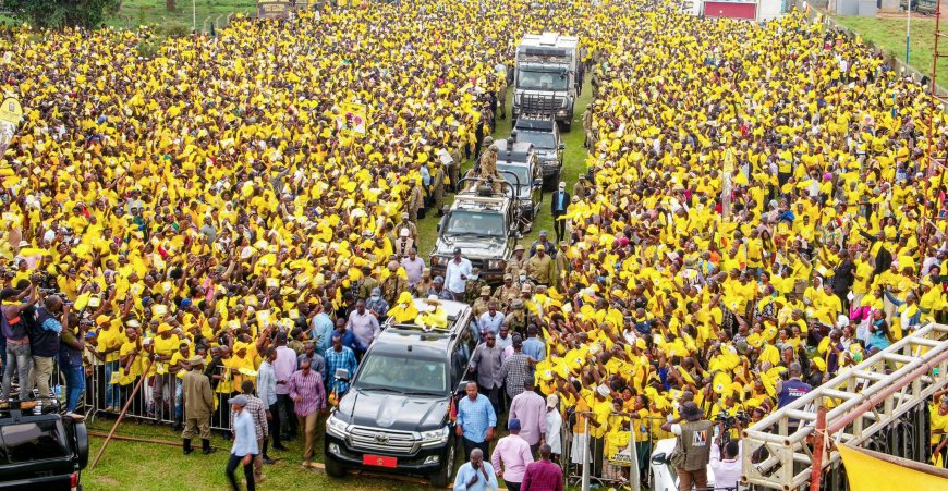 President Museveni Urges Economic Transformation at Nansana Rally: Focus on Jobs, Wealth and Commercial Agriculture