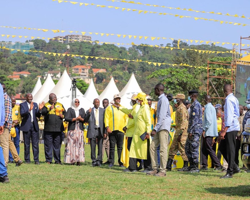 President Museveni Rallies Nakawa Voters at MUBS, Calls for Local Leadership, Youth Jobs and Protection of NRM Gains