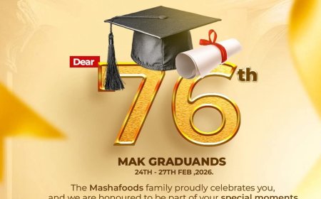 Masha Foods Unveils Exclusive Graduation Package as MUBS Students Shine on Day Three of Makerere’s 76th Ceremony