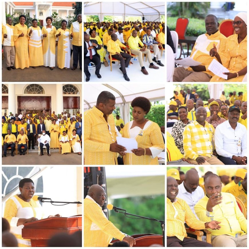 President Yoweri Kaguta Museveni Urges National Resistance Movement Chairpersons to Lead Community Push for Economic Transformation