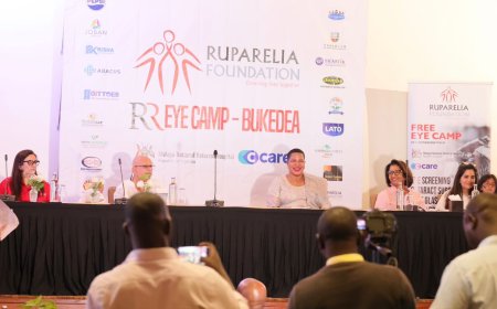 Speaker Rt. Hon. Anita Among Joins Ruparelia Family to Launch Free Eye Camp in Memory of Rajiv