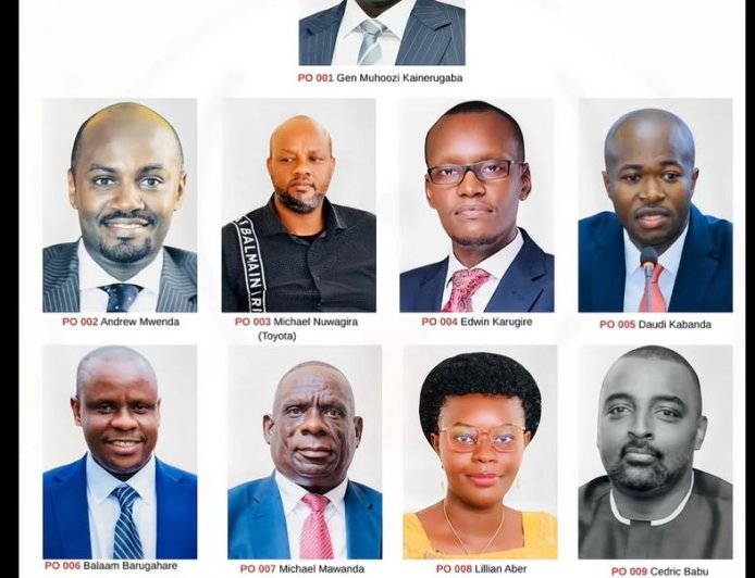 Gen. Muhoozi Unveils Founding Numbers for PLU Central Committee Members