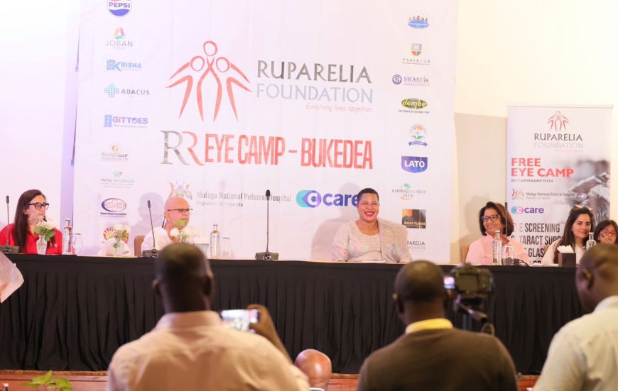 Speaker Rt. Hon. Anita Among Joins Ruparelia Family to Launch Free Eye Camp in Memory of Rajiv