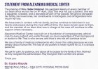 Alexandra Medical Center Mourns Hon. Hellen Nakimuli, Calls for Calm and Compassion