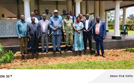 Umukuuka Mudoma Engages Security Chiefs to Fortify Plans for August Imbalu Ceremony