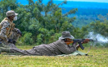 President Museveni Leads MPs in Shooting Drill, Issues Strong Anti-Corruption Warning at Kyankwanzi Retreat Close