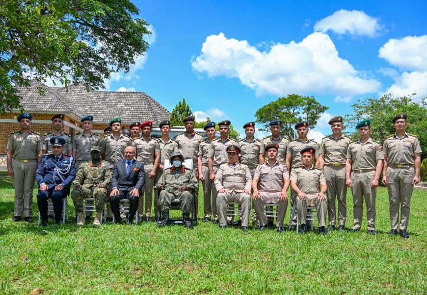 President Museveni Links Nile Basin Challenges to Underdevelopment in Lecture to Egyptian Military Delegation