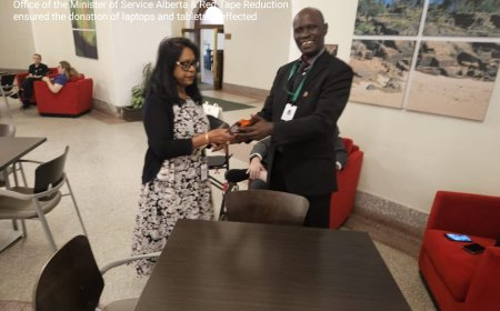 Dr. Samuel Wanendeya Watulatsu Secures ICT Equipment Donation and Advances Mbale University of Science and Technology Vision in Canada