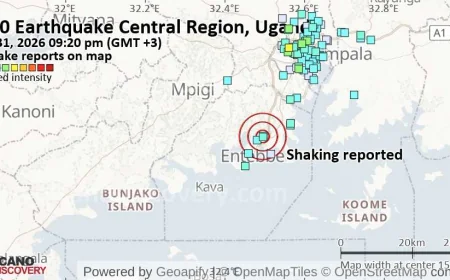 Possible Earthquake Tremors Reported in Kampala and Central Uganda