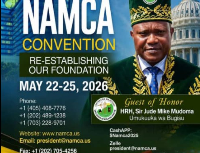 Umukuuka Mudoma and Rt. Hon. Nandala Mafabi Headline Bugisu Cultural Visit to America