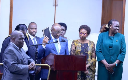 Hon. Simon Mulongo Sworn In as Ex Officio Member of Parliament