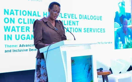 Hon. Aisha Sekindi Leads National Dialogue on Climate-Resilient Water and Sanitation