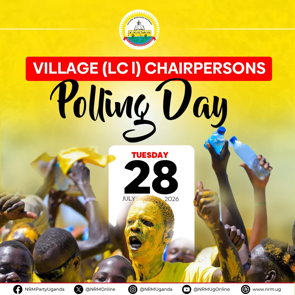 NRM Calls on Ugandans to Turn Up in Large Numbers for LC1 Elections