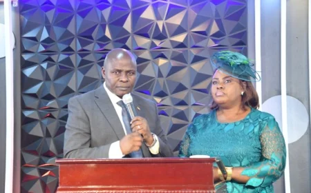First Lady Janet Museveni Hails Bishop Samuel Lwandasa as a Model of Faith and Servant Leadership