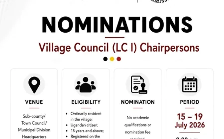 LC I Chairperson Nominations Officially Underway Across Uganda