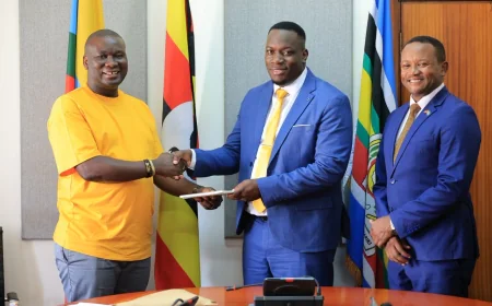 Hon. Derrick Orone Takes Over as NRM Caucus Publicity Secretary in Official Handover Ceremony