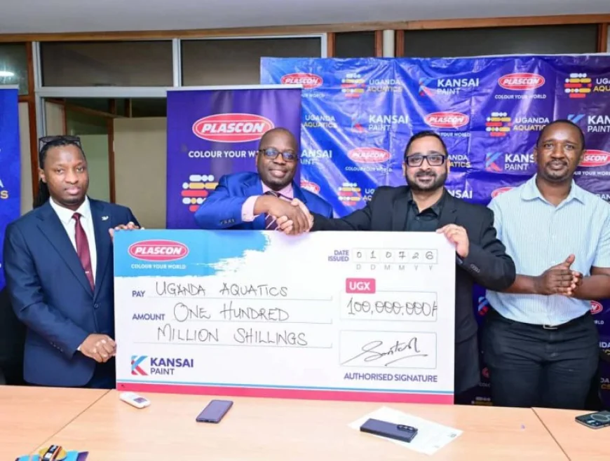 Kansai Plascon Commits UGX 100 Million to Advance Uganda Aquatics and National Championships