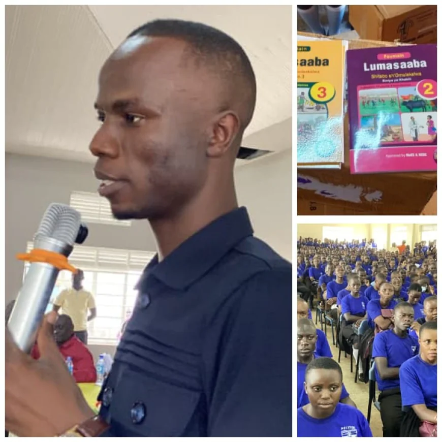 MP Karim Masaba Donates Lumasaaba Textbooks to Schools in Mbale