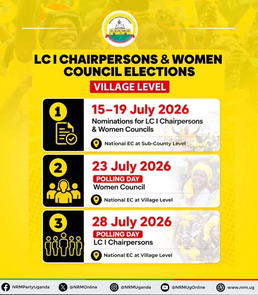 NRM Calls for Active Participation in Upcoming LC I and Women Council Elections