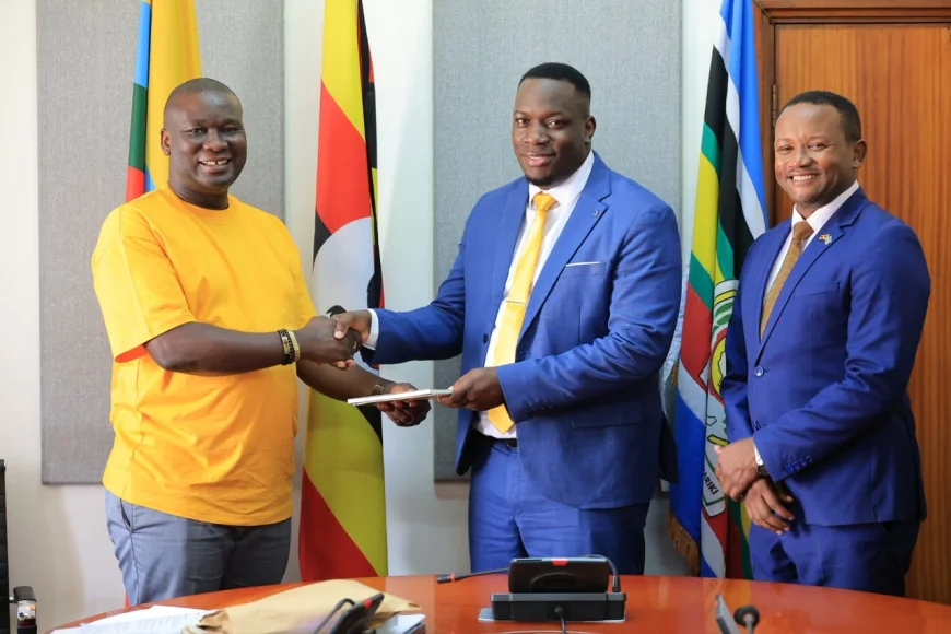 Hon. Derrick Orone Takes Over as NRM Caucus Publicity Secretary in Official Handover Ceremony