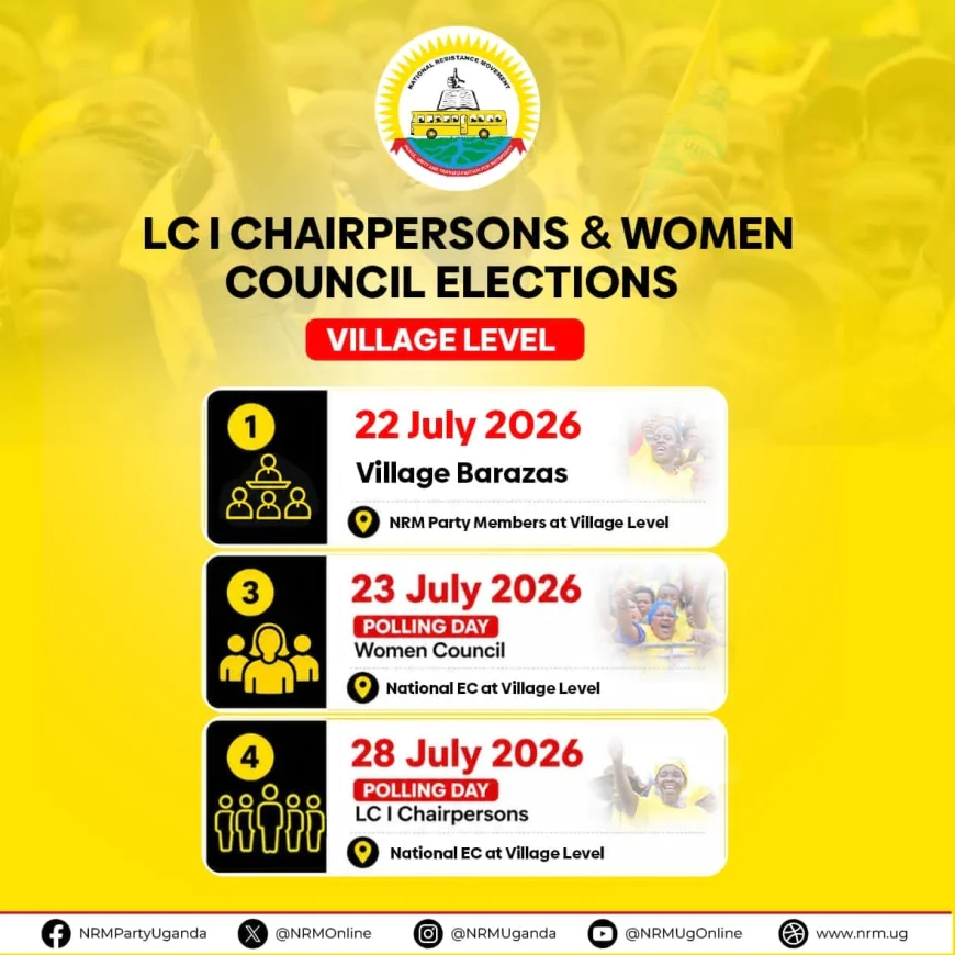 NRM Members Urged to Take Note of Local Council Election Activities