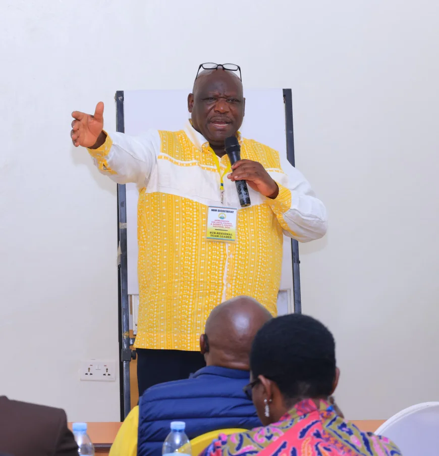 Hon. Emmanuel Dombo Leads NRM Bugisu Leaders in Strategic LC Election Meeting