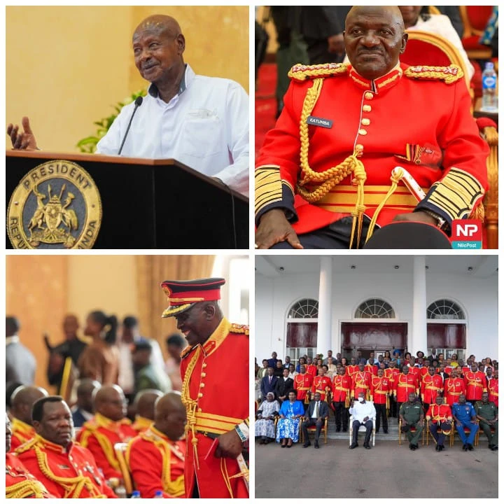 President Museveni Praises Retiring UPDF Generals as 1,817 Personnel Exit Active Service