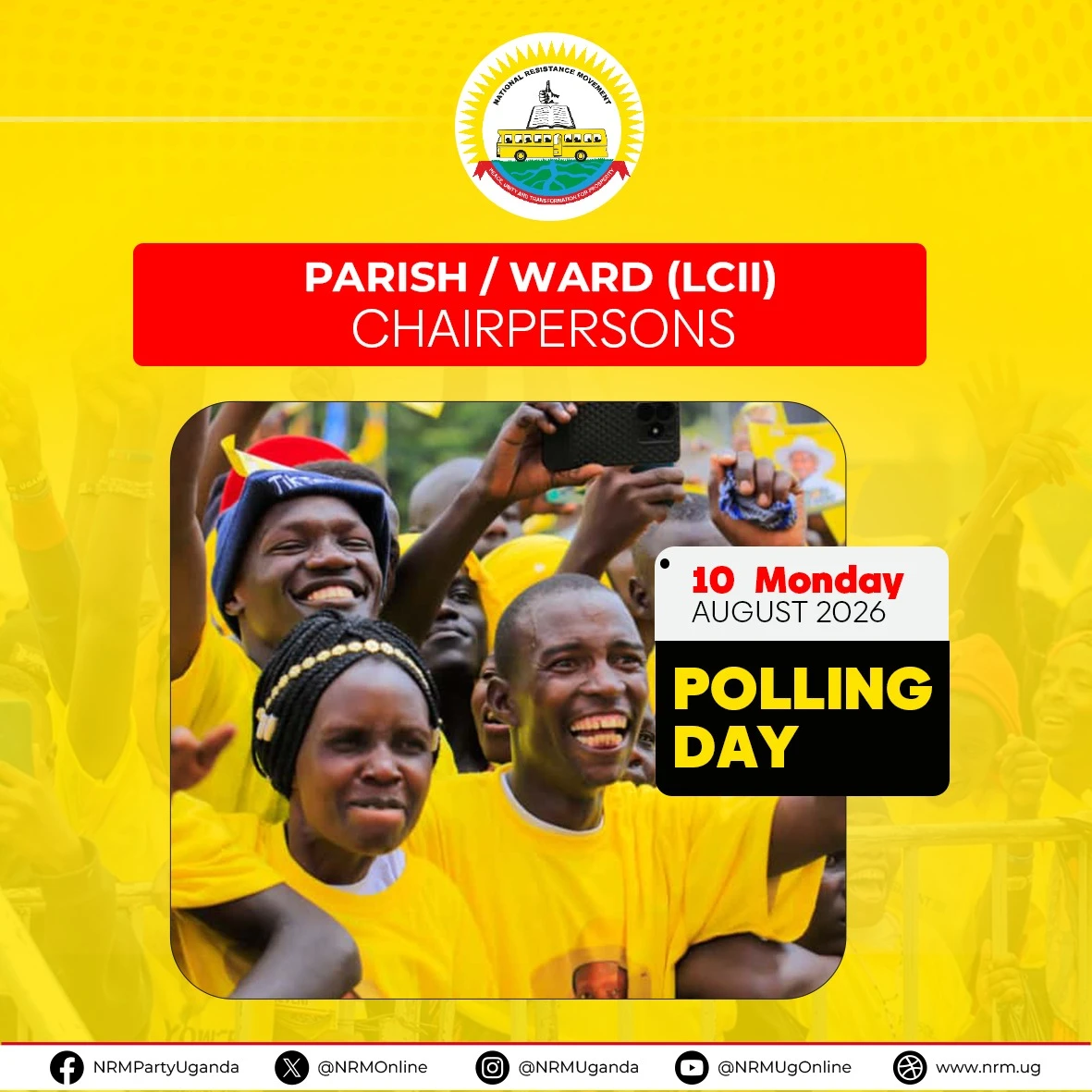 NRM Expects Victory as LC II Chairperson Elections Take Place Across Uganda