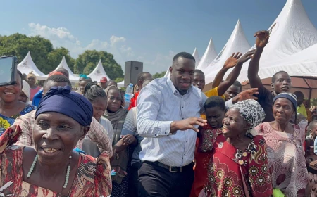 Orone Derrick Delivers on Campaign Promise, Equips Gogonyo Parishes with Tents and Chairs