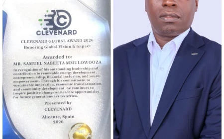 Uganda's Samuel Nabeeta Wins Global Recognition for Sustainable Development Leadership