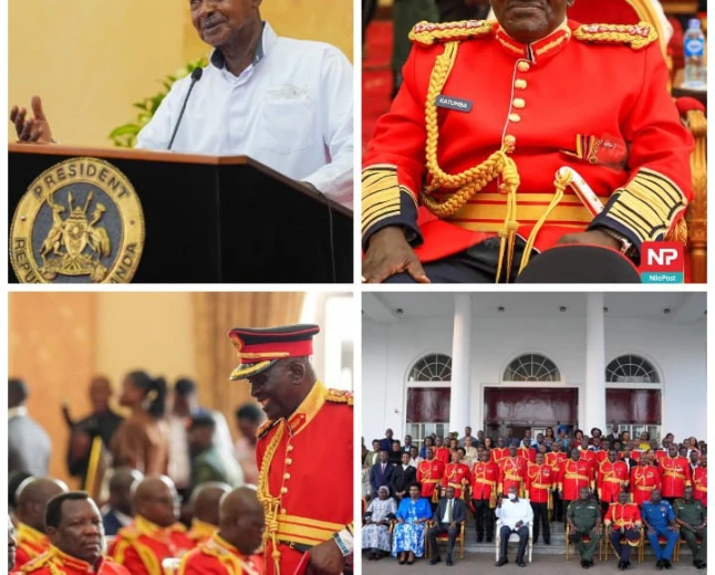 President Museveni Praises Retiring UPDF Generals as 1,817 Personnel Exit Active Service