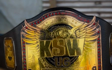 The Belt is ready. The wrestlers are waiting. Now, the fight for the KSW UG Championship begins
