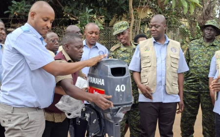 MAAIF Boosts Fisheries Enforcement with New Equipment to Combat Illegal Fishing