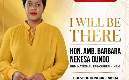 NRM Treasurer Barbara Nekesa Oundo to Grace NIDDA Education Marathon in Mbale
