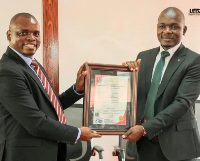 Prof. Nangoli Hails UPPC’s Attainment of ISO 9001:2015 Certification