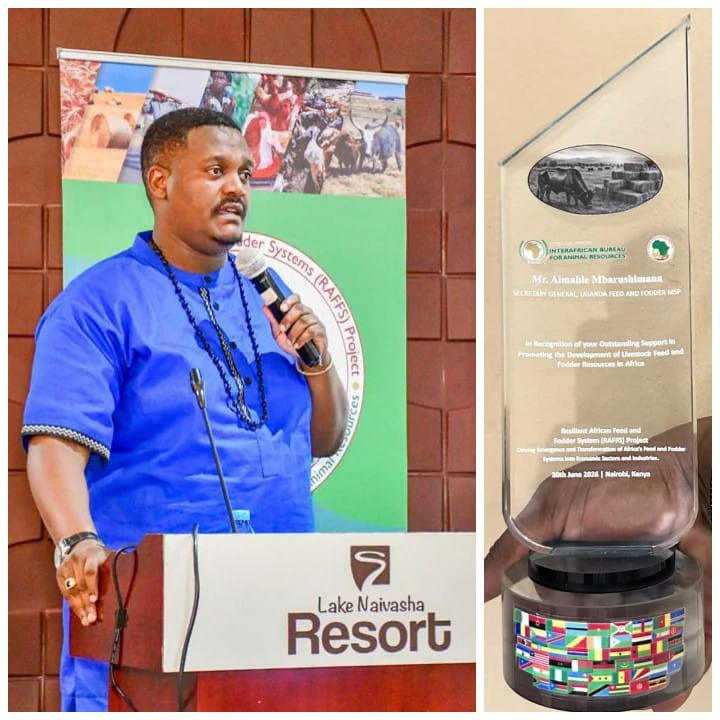 Aimable Mbarushimana Recognised by African Union for Advancing Africa’s Feed and Fodder Sector