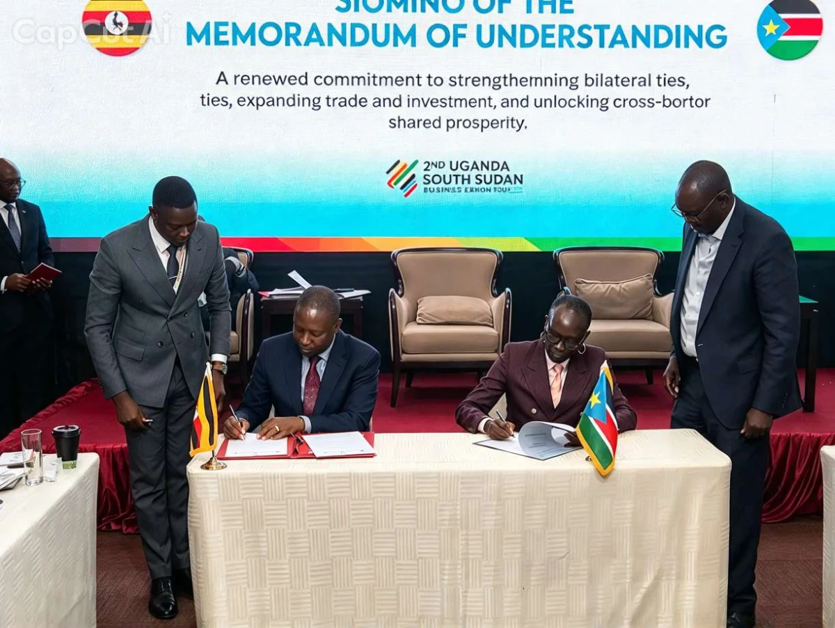 Uganda, South Sudan sign trade MOU, pledge to fix border bottlenecks