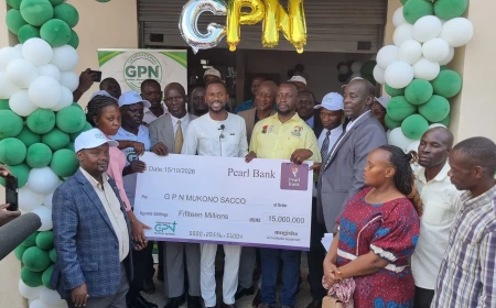 GPN Patron Mugisha Commissions Mukono SACCO Offices, Donates Shs15 Million to Boost Pastors’ Economic Empowerment