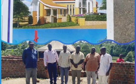 Wamono George Fulfils Cement Pledge to Bungwanyi Church of Uganda